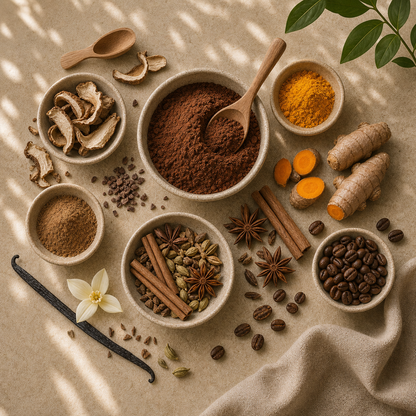 FocusFlow ingredient flat-lay